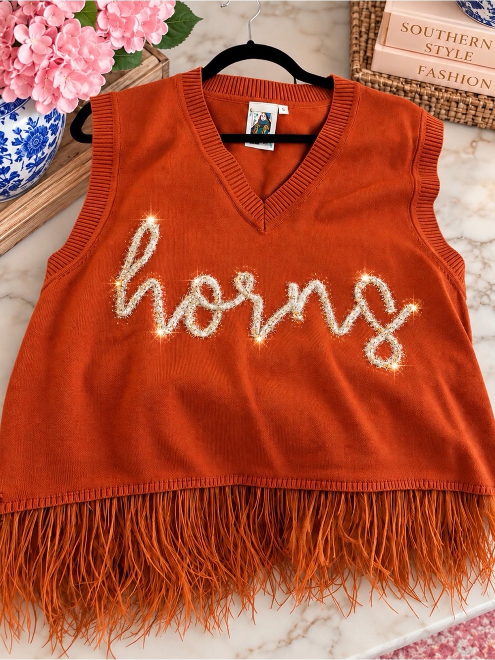 🧡🏈QOS Horns Vest🏈🧡
